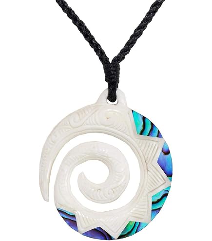 Amazon.com: 81stgeneration Single Twist Pikorua Carved Bone